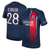 Maillot de Supporter Paris Saint-Germain 2023-24 C. Soler 28 Domicile Pour Homme